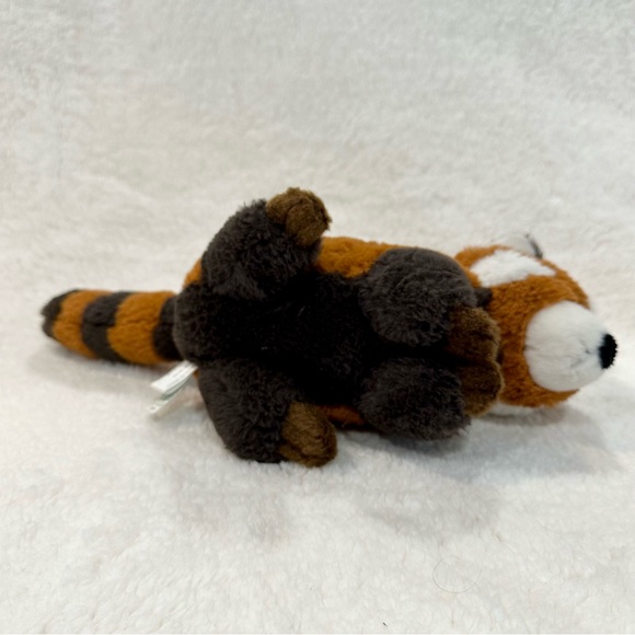 Eco Nation Aurora Red Panda 14” Realistic Embroidered Eyes Plush Stuffed Animal - Picture 7 of 9